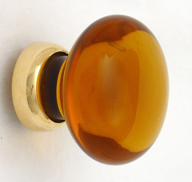 Amber Glass Cabinet Knobs Traditional Doorknobs Other By Merlin   Traditional Doorknobs 