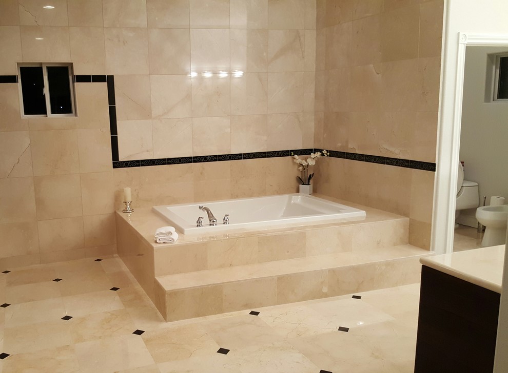 Bathroom - mediterranean bathroom idea in San Diego