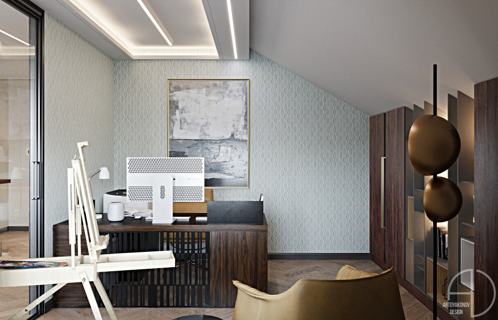 Дизайн интерьера загородного дома. Поселок Зеркальный 250 м2