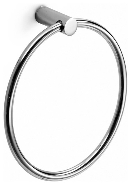Picola Towel Ring in Polished Chrome