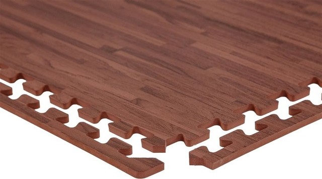 Soft Wood Interlocking Foam Tiles, Soft Vinyl Flooring