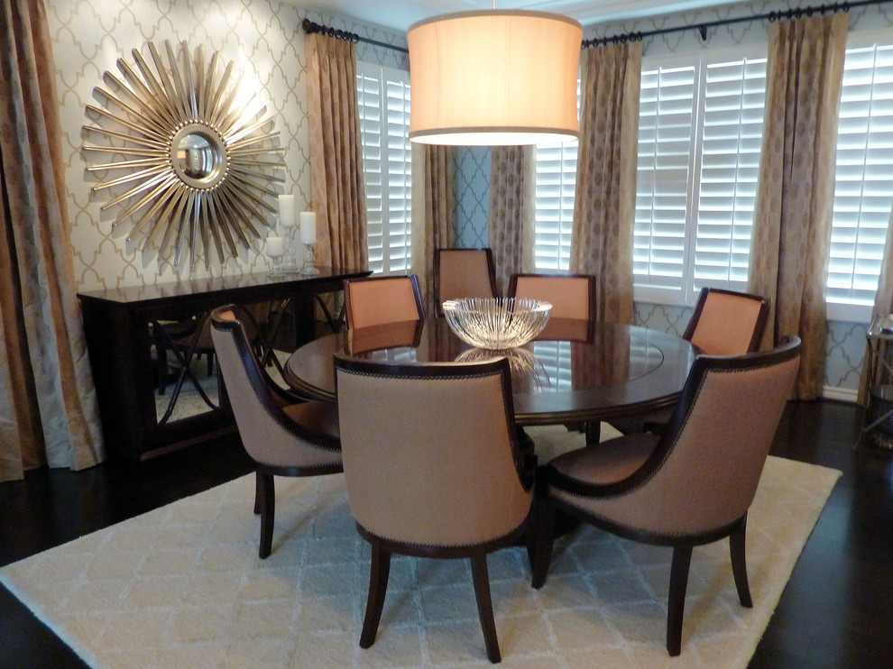 Inspiration for a traditional dining room in Las Vegas.