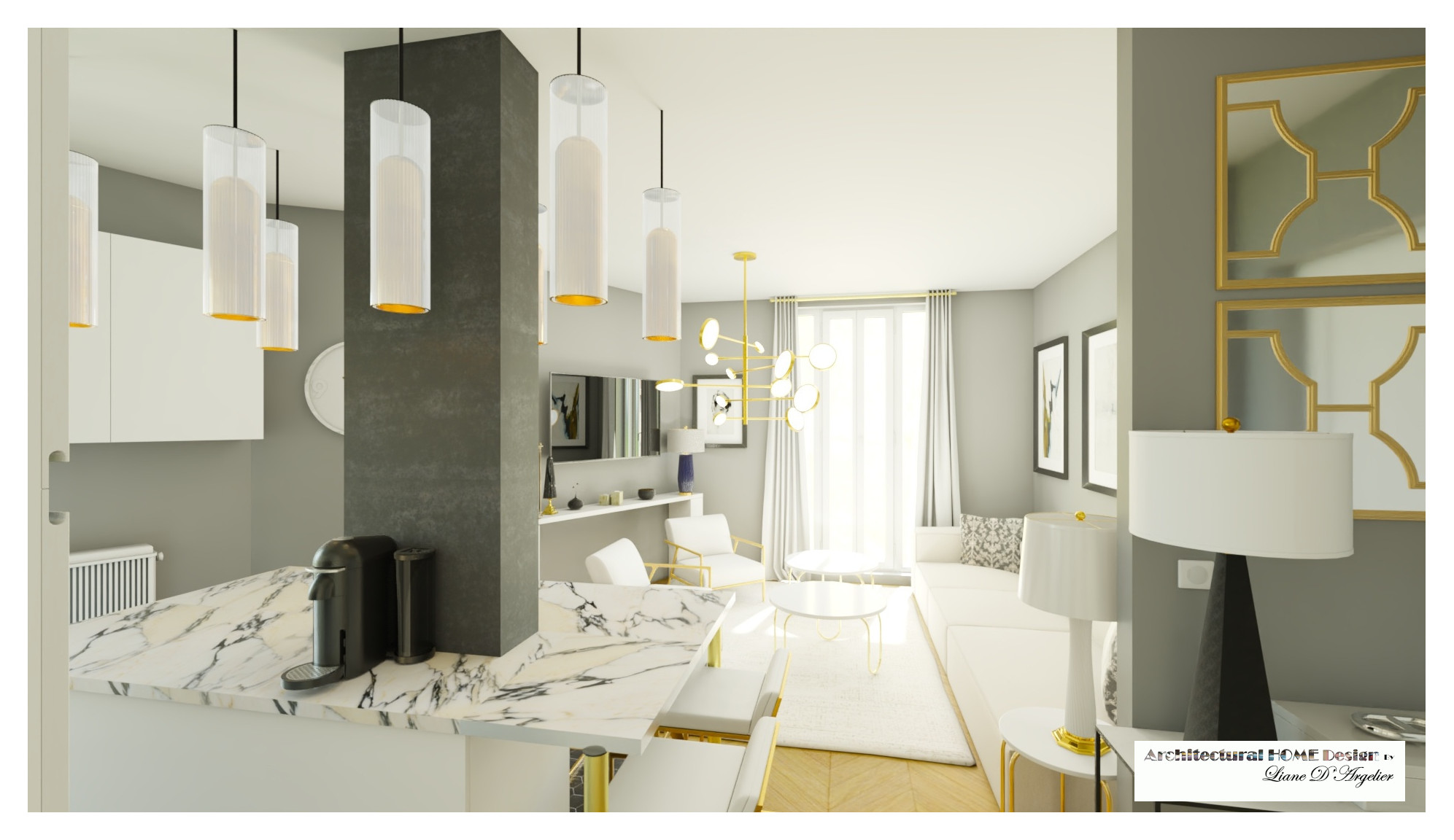 Appartement Haussmannien cœur de Nice.