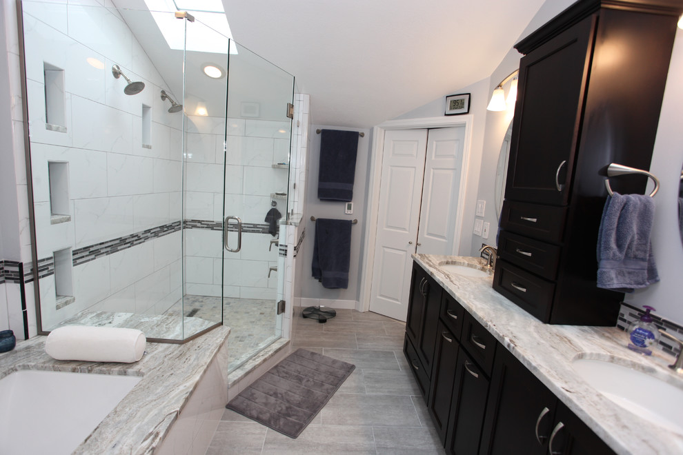 Alexander Bathroom Modern Bathroom Indianapolis By Booher Remodeling Company Houzz 1640