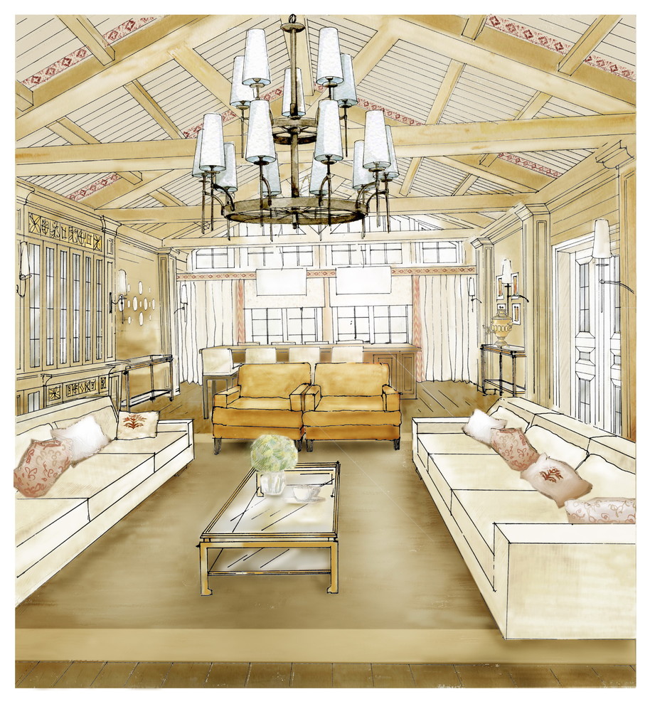 Домик на берегу озера