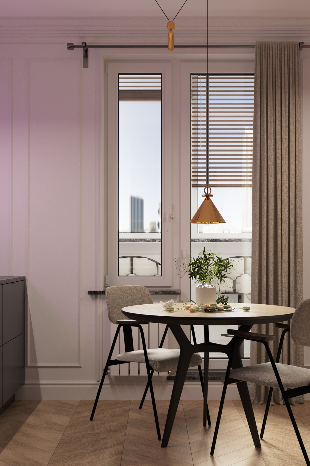 Проект интерьера квартиры "DANSE"