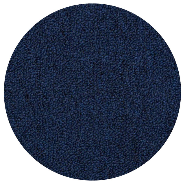 navy blue round outdoor rug