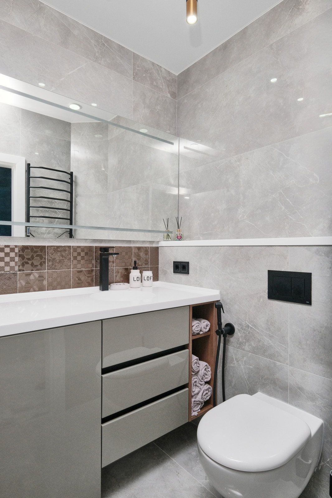 Квартира с акцентами синего ЖК  Морская Симфония