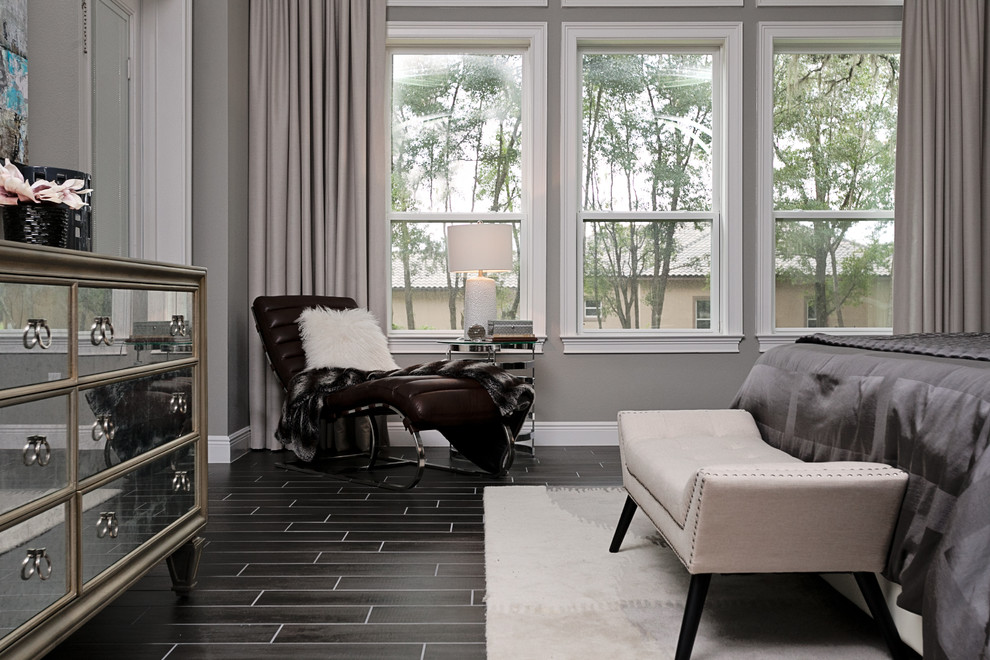 Bedroom - transitional bedroom idea