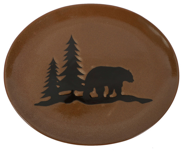 Bear Stoneware Serving Platter Dishes And Platters By Dei