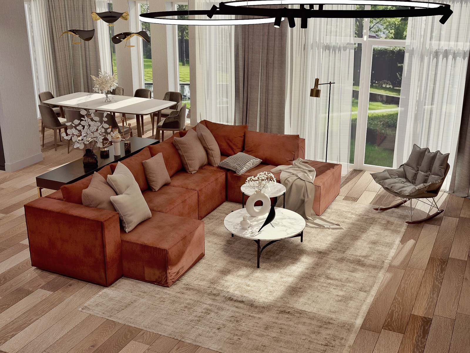 Интерьер загородного дома