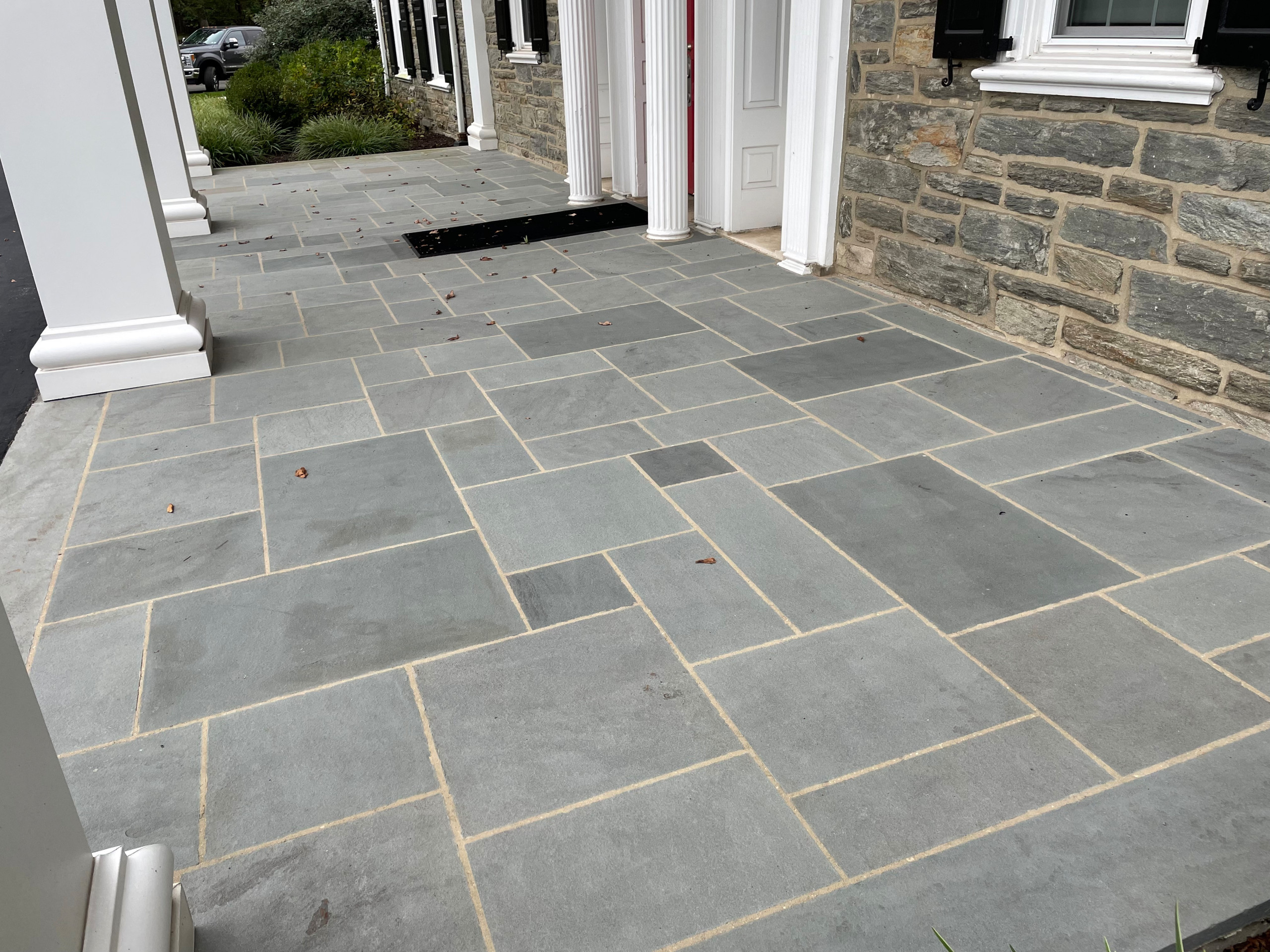 flagstone patio