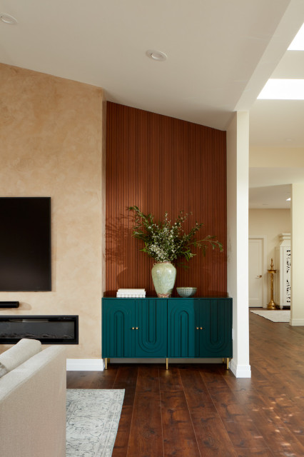 Campbell residence modern-wohnbereich
