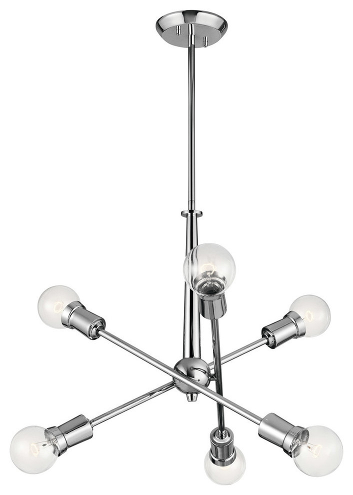 Kichler Armstrong 6-LT Chandelier 43095CH - Chrome