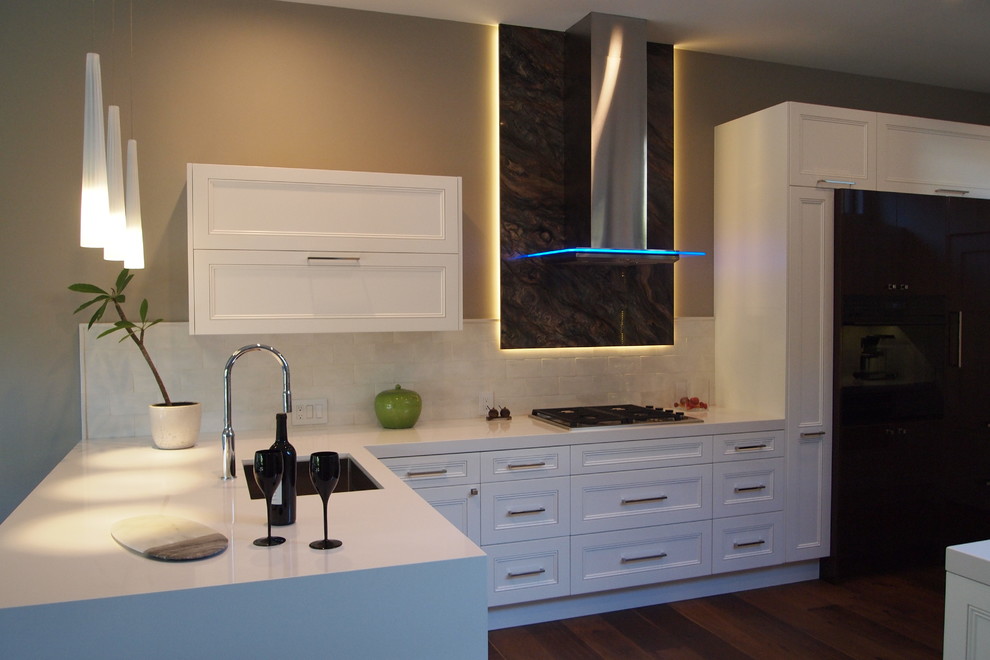Inspiration for a transitional home design remodel in Orange County