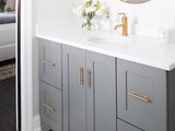 Transitional Bathroom by Raena Interiors