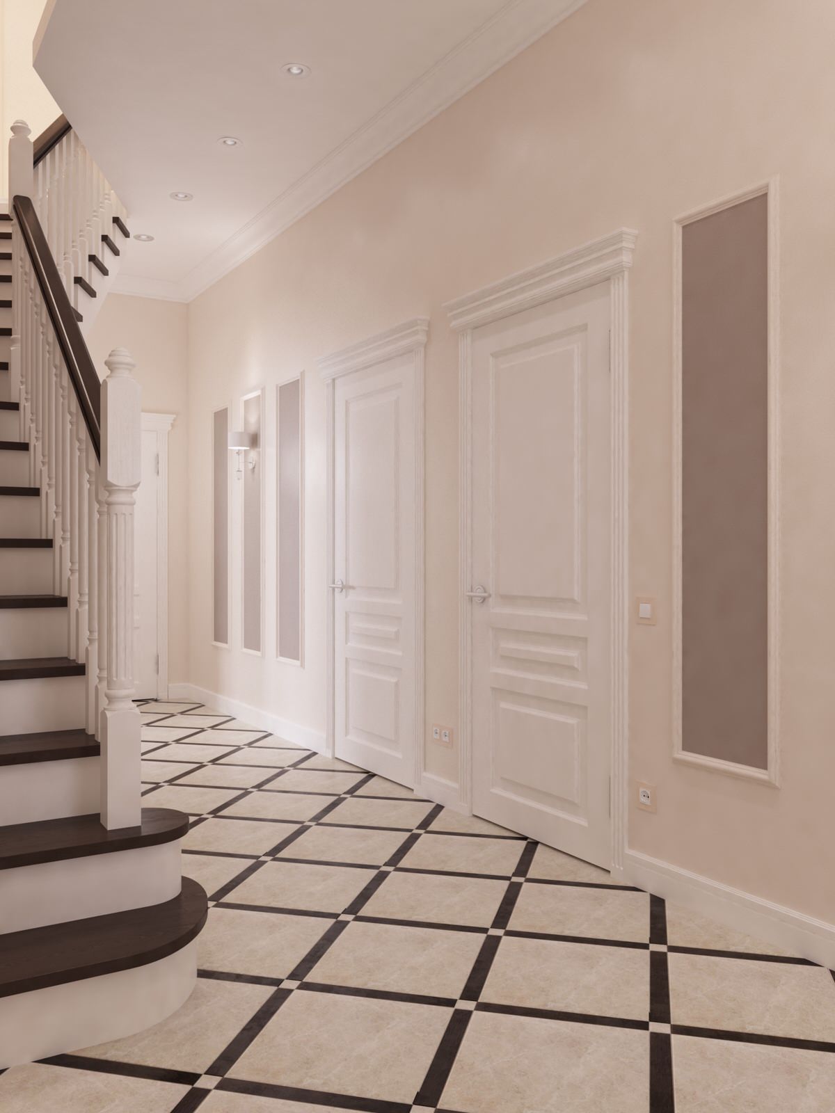 Дизайн 2-х этажного коттеджа в пос.Старокучергановка