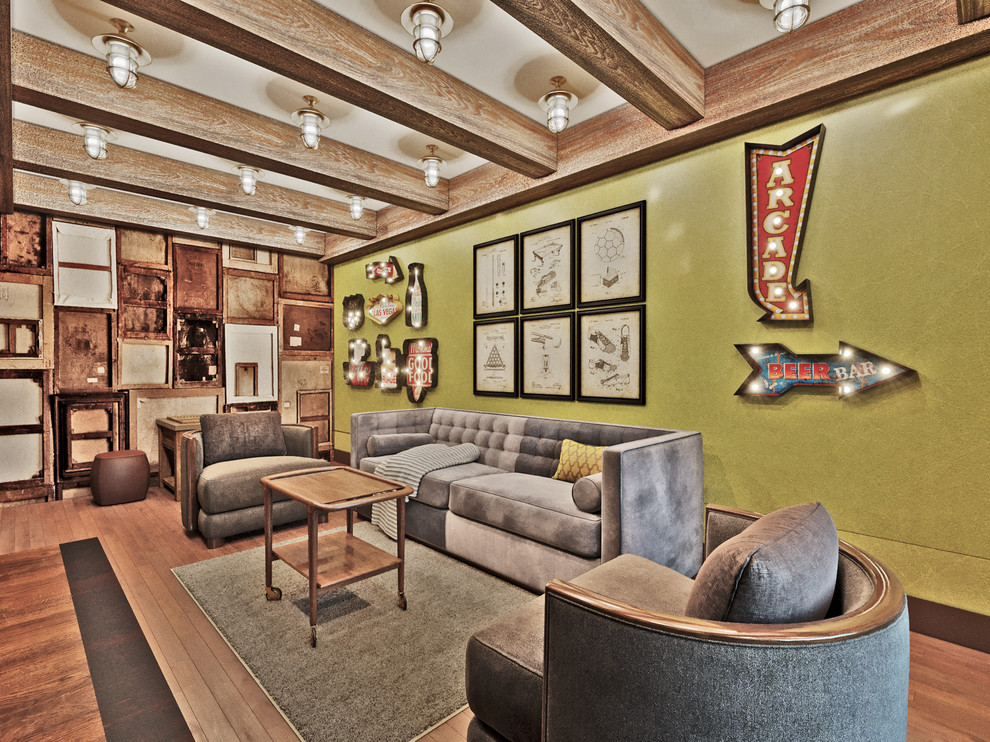 Квартира на Пулковском шоссе в стиле ирландского паба. 40 кв.м. Вариант 1.