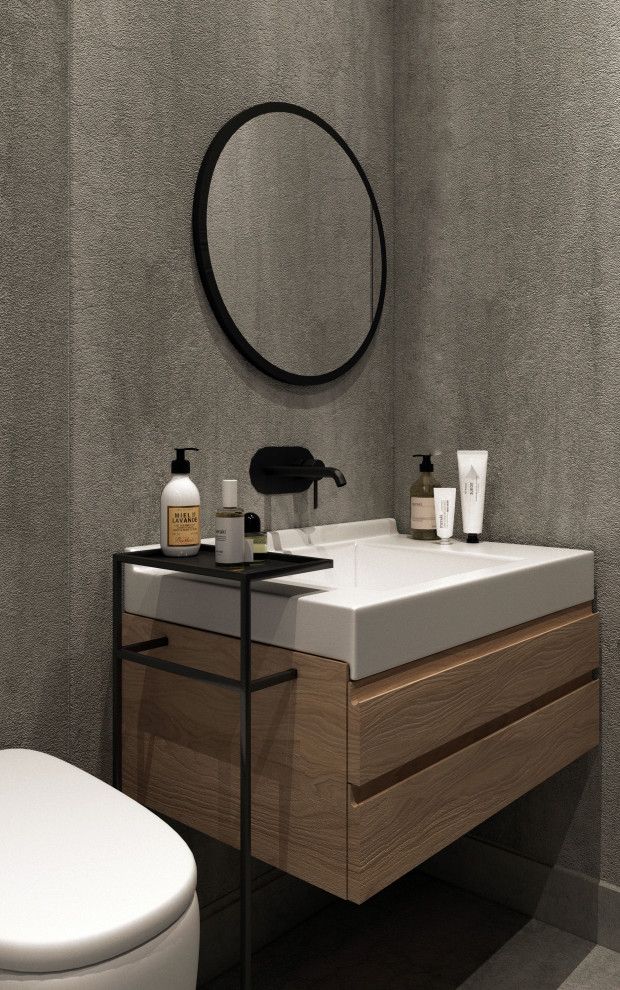 Гостевой санузел в ЖК "Пресня Сити"