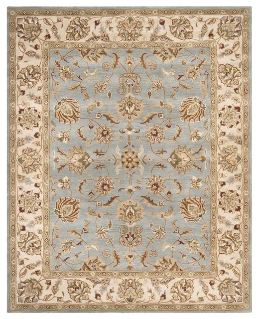 Rug in Blue and Beige