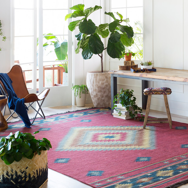 Jewel Tone Area Rug Southwestern Area Rugs by Hauteloom Houzz