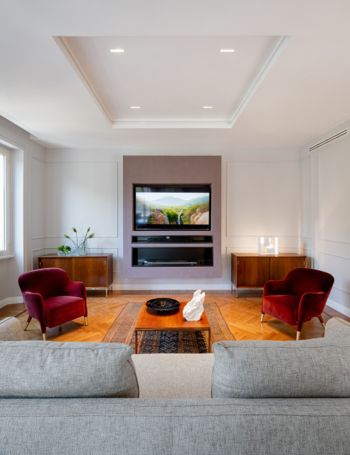 SOGGIORNO CLASSICO-CONTEMPORANEO - vista d'insieme contemporary-living-room