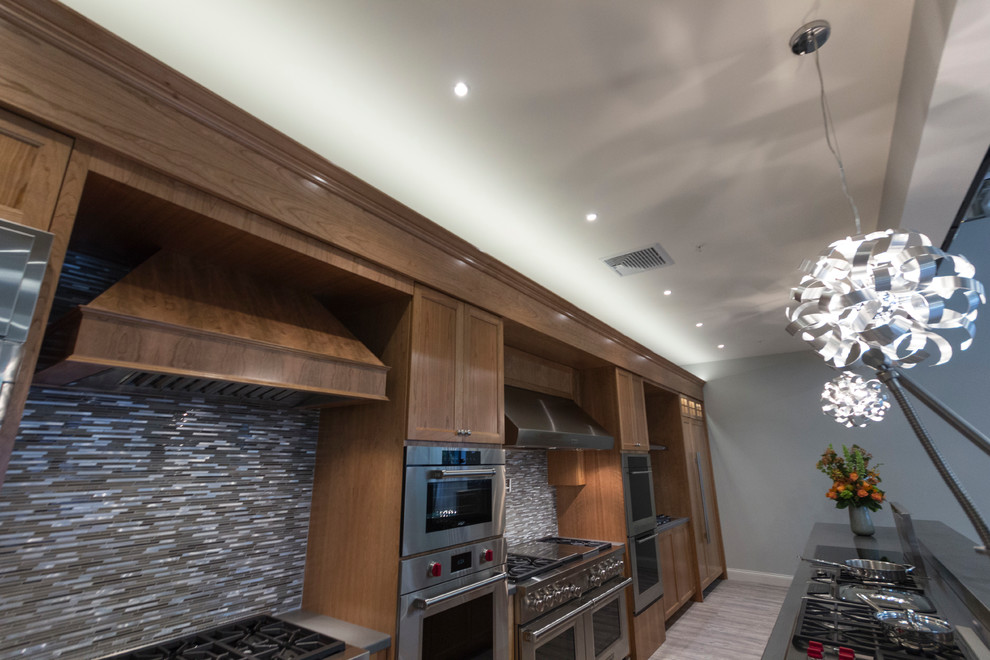 Transitional kitchen photo in Boston