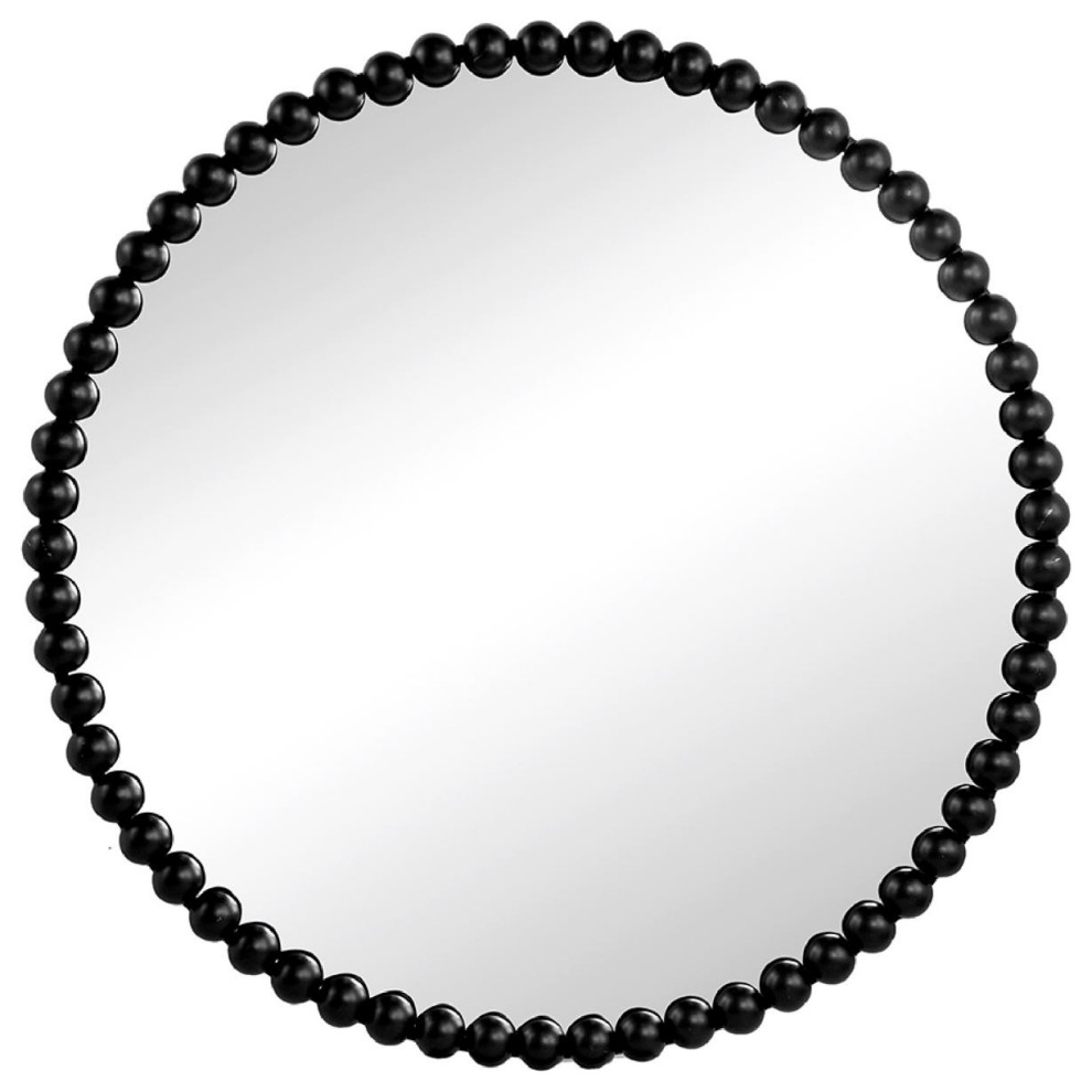 Harley Wall Mirror, Black Transitional Wall Mirrors by Lighting