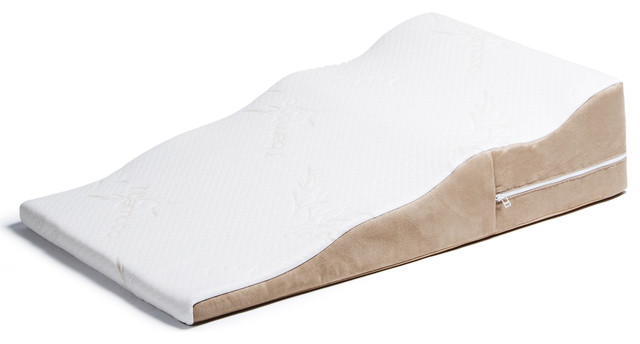 Avana Cool Gel Memory Foam Contoured Bed Wedge Support Pillow For