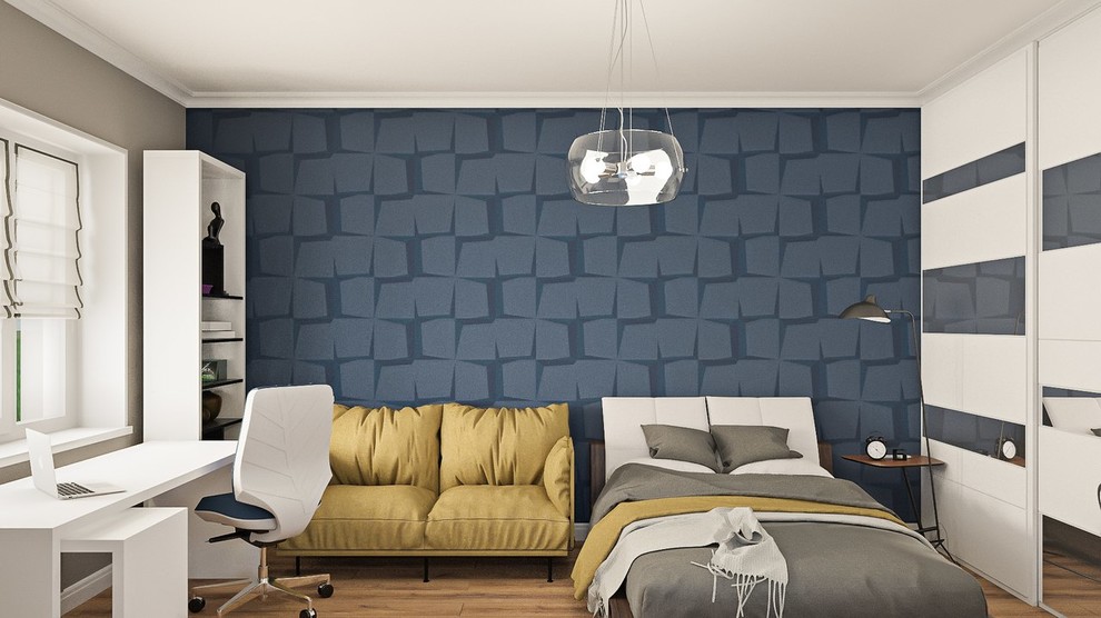 Квартира в современном стиле. Рациональное объединение пространства.