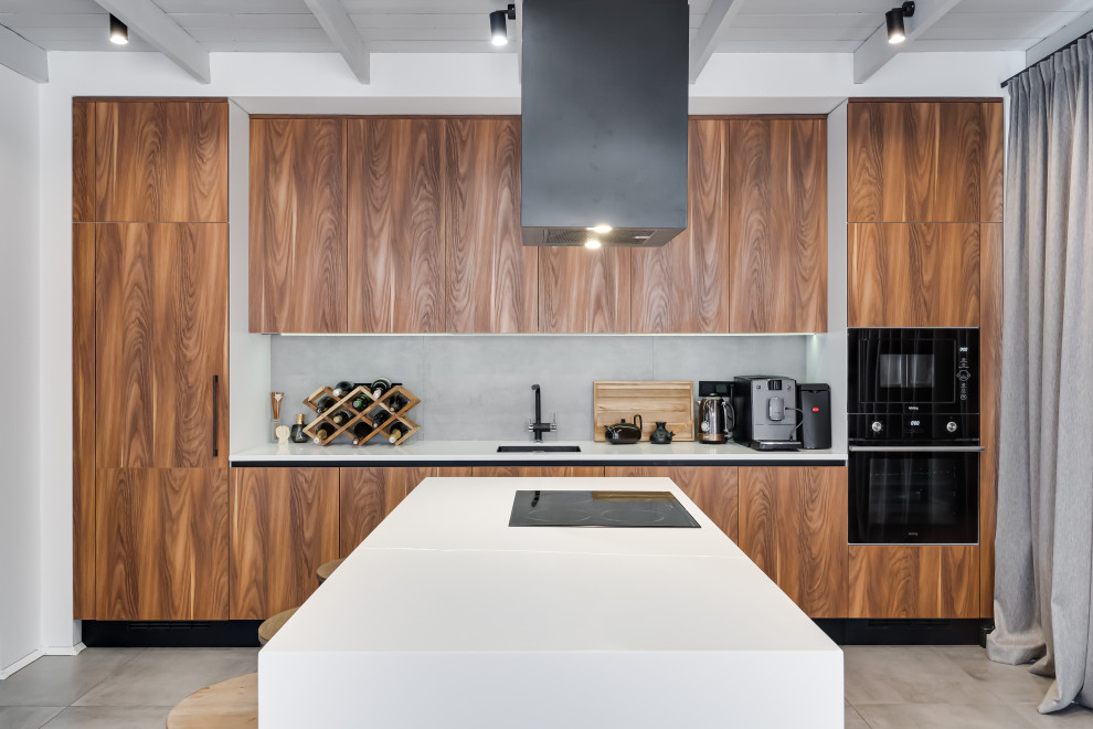 Минималистичная кухня с акцентом на натуральность!