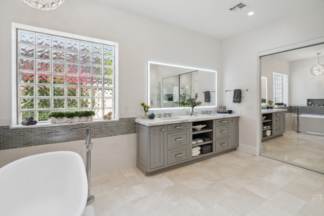 Spacious Master Bath transitional