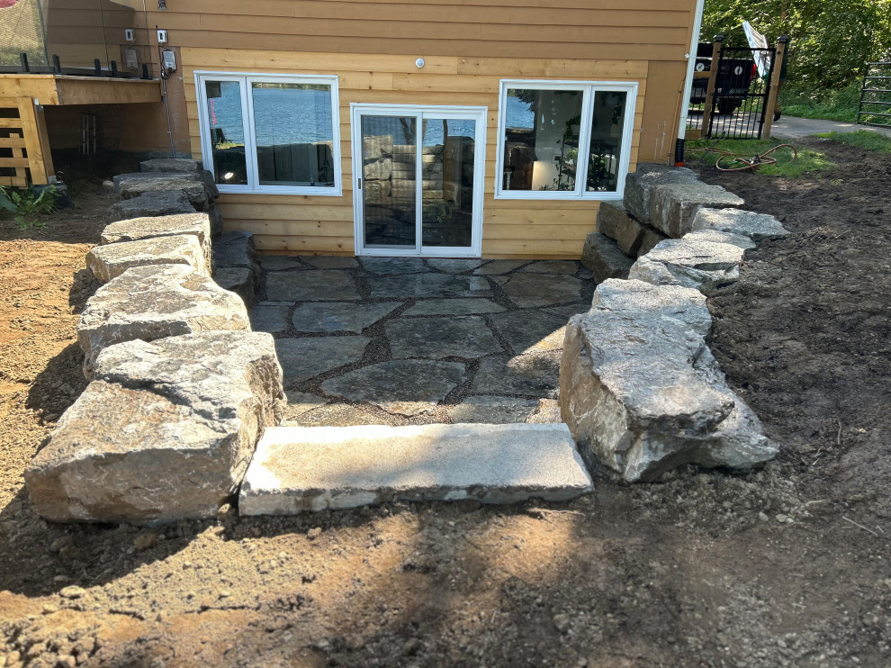 Amourstone Patio and Retaining Wall