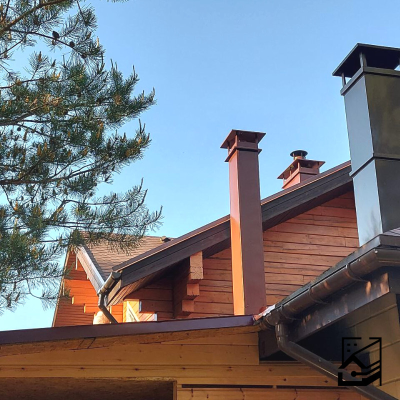 Покраска дома лессирующим септиком