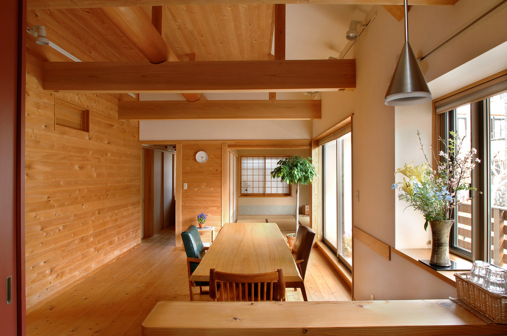 Asian dining room in Tokyo Suburbs.