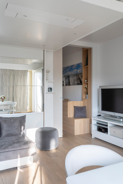 Cr&eacute;ation d'un duplex contemporary-entre