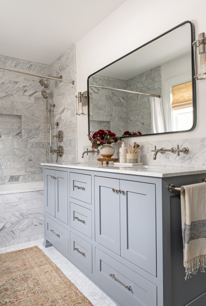 Laurelhurst Tudor - Transitional - Bathroom - Seattle - by Cohesively ...