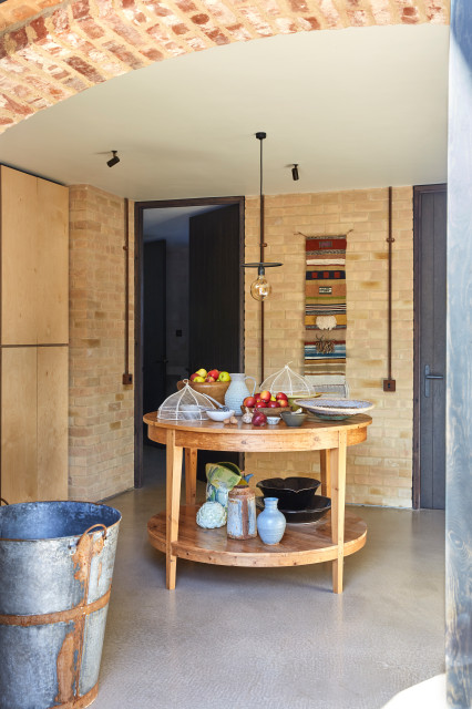 Modern barn conversion landstil-gang