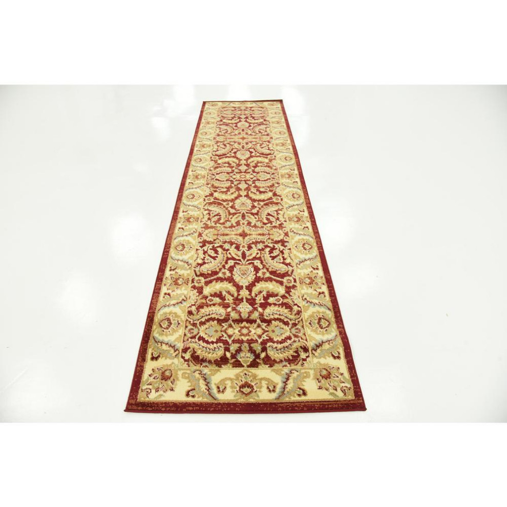 Unique Loom Hickory Voyage Rug, 2'7x10' Traditional Area Rugs by