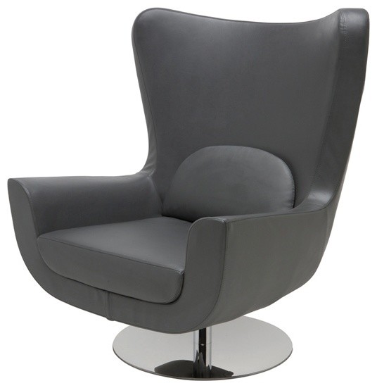 Ilan Modern Lounge Chair by Nuevo Living, Grey