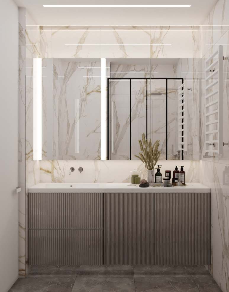 Дизайн квартиры-студии 44 кв.м.в г.Москва ЖК Monodom