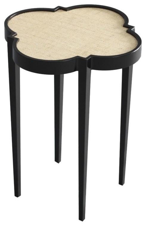 Tini Table IV - Dazzle with Painted Raffia