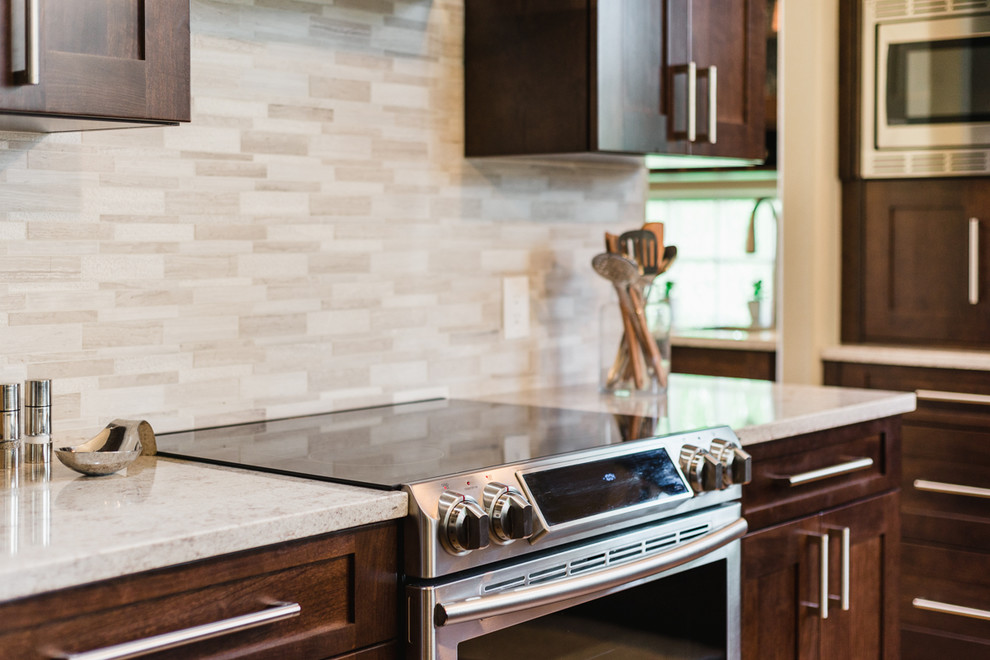 Inspiration for a transitional kitchen remodel in Denver
