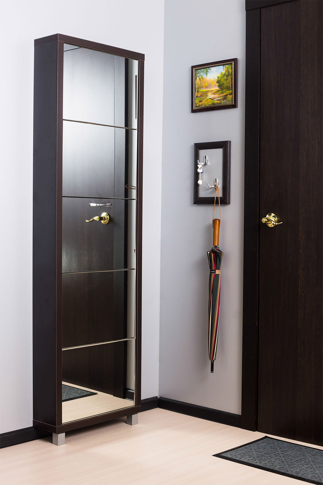 Обувные шкафы серии ЛЮКС 5 секций