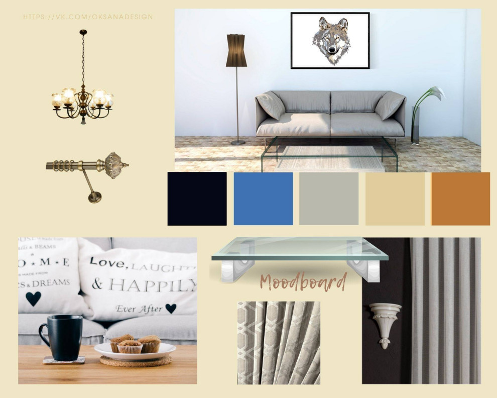 Дизайн борд интерьера