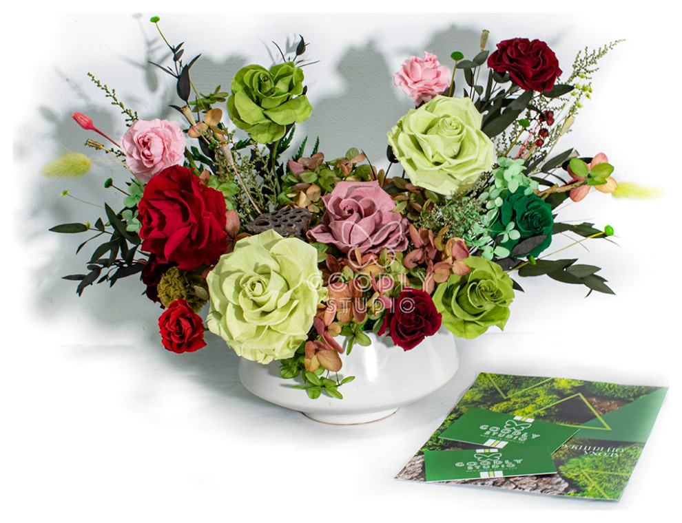 Композиции из стабилизированных цветов