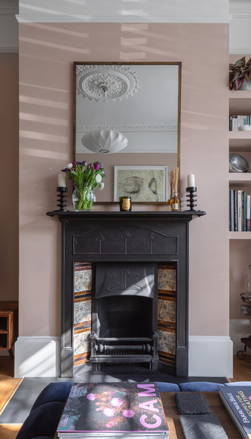 Gillespie Park contemporary-vardagsrum