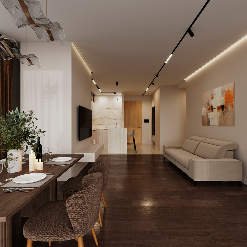 Кухня гостинная