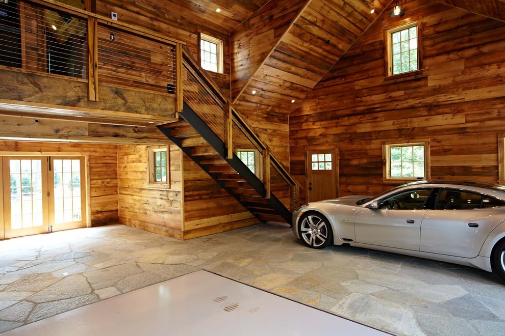 Design ideas for an eclectic garage in New York.