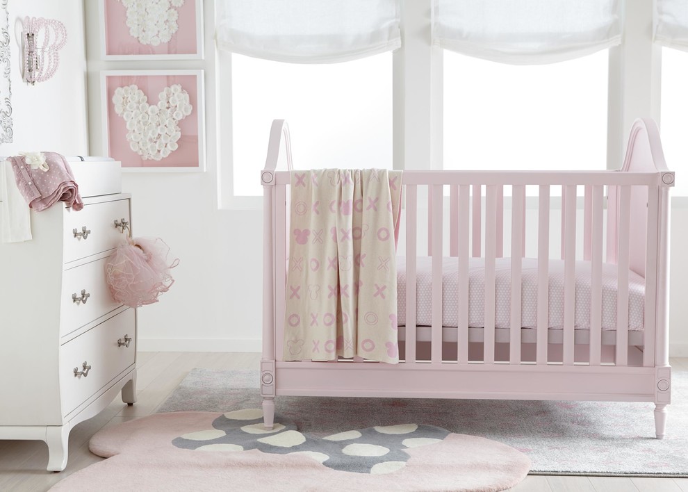 This is an example of a transitional nursery in Atlanta.